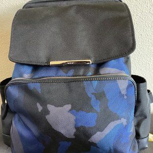 Tumi Blue Camo Drawstring Backpack